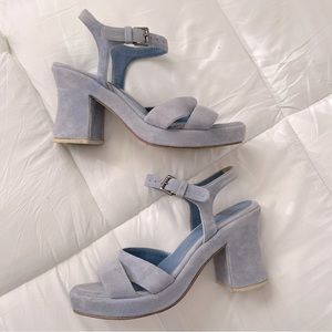 Maryam Nassir Zadeh suede sandals 40